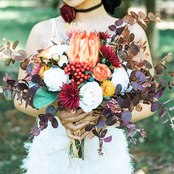 Wedding Ceremony Romantic Artificial Flowers Bridal Bouquet